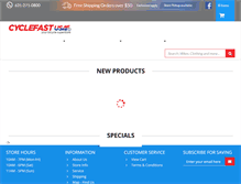 Tablet Screenshot of cyclefastusa.com